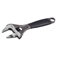 Bahco BAH9029RTUS Wide Opening Thin Jaw Adjustable Wrench Rubber Handle 6"